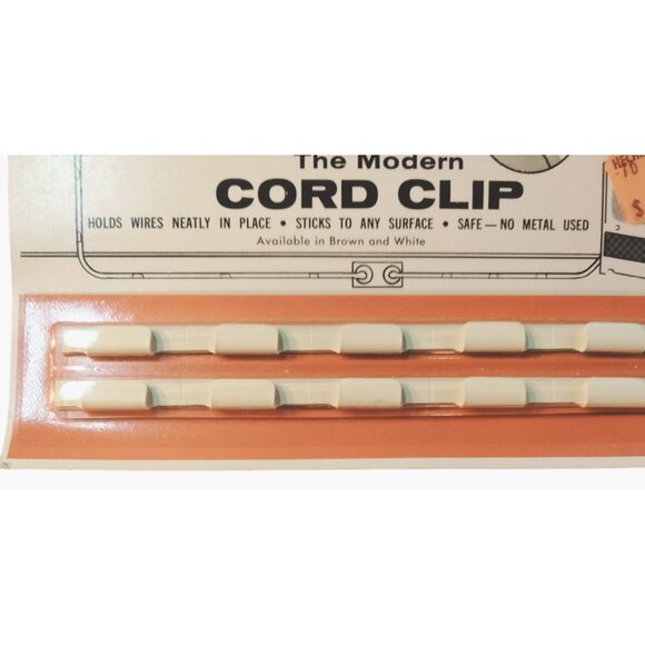 Clip So Modern Cord Clip Wire Holder Vintage Mid Century Stage Prop Lot 4 - Picture 6 of 11